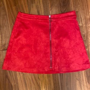 Zara velvet skirt. Worn once :)